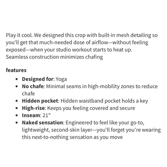 Lululemon mauve pink zen expression reveal crop legging - Picture 13 of 14